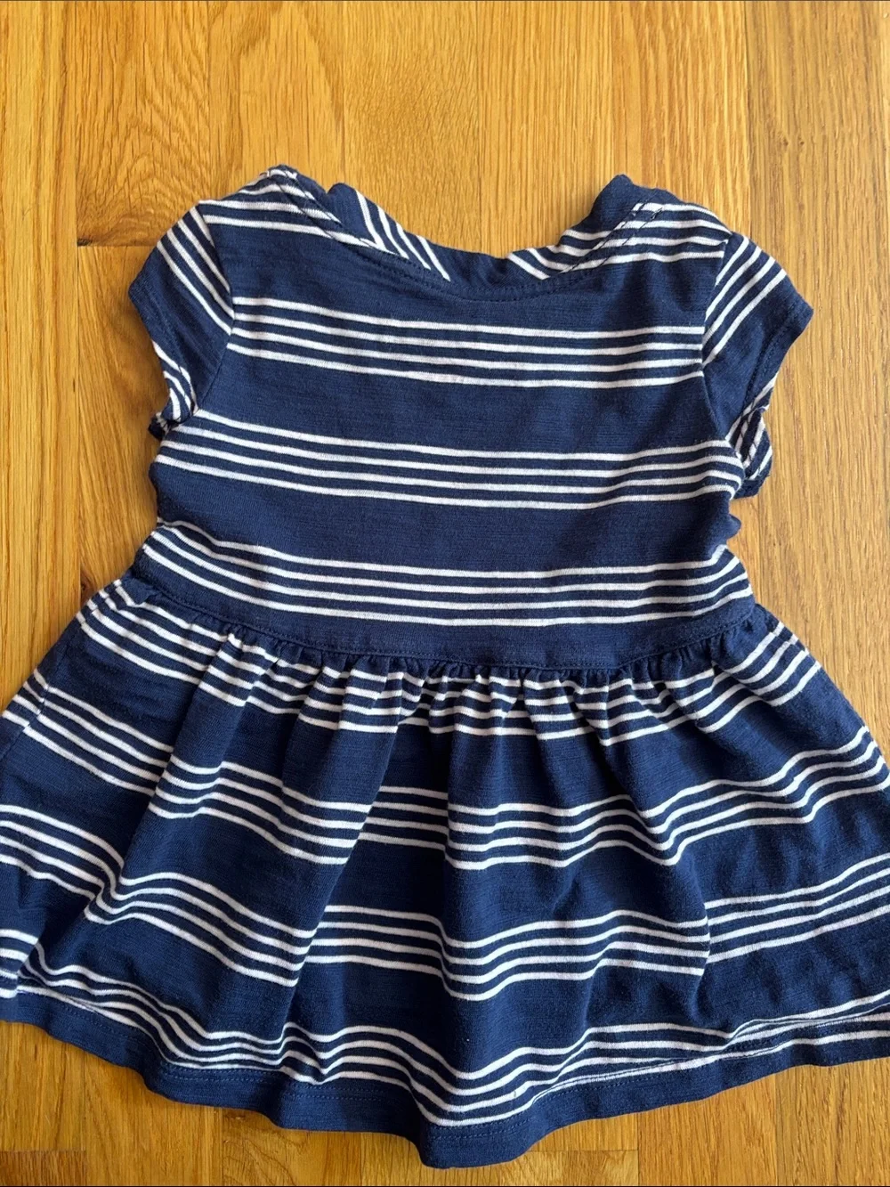 2T Cat & Jack Blue and Pink Striped Dress